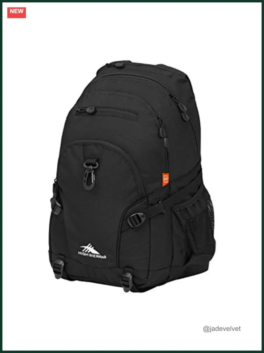 Large Capacity Daypack Backpack with Tablet Sleeve, Travel Work Bookbag
